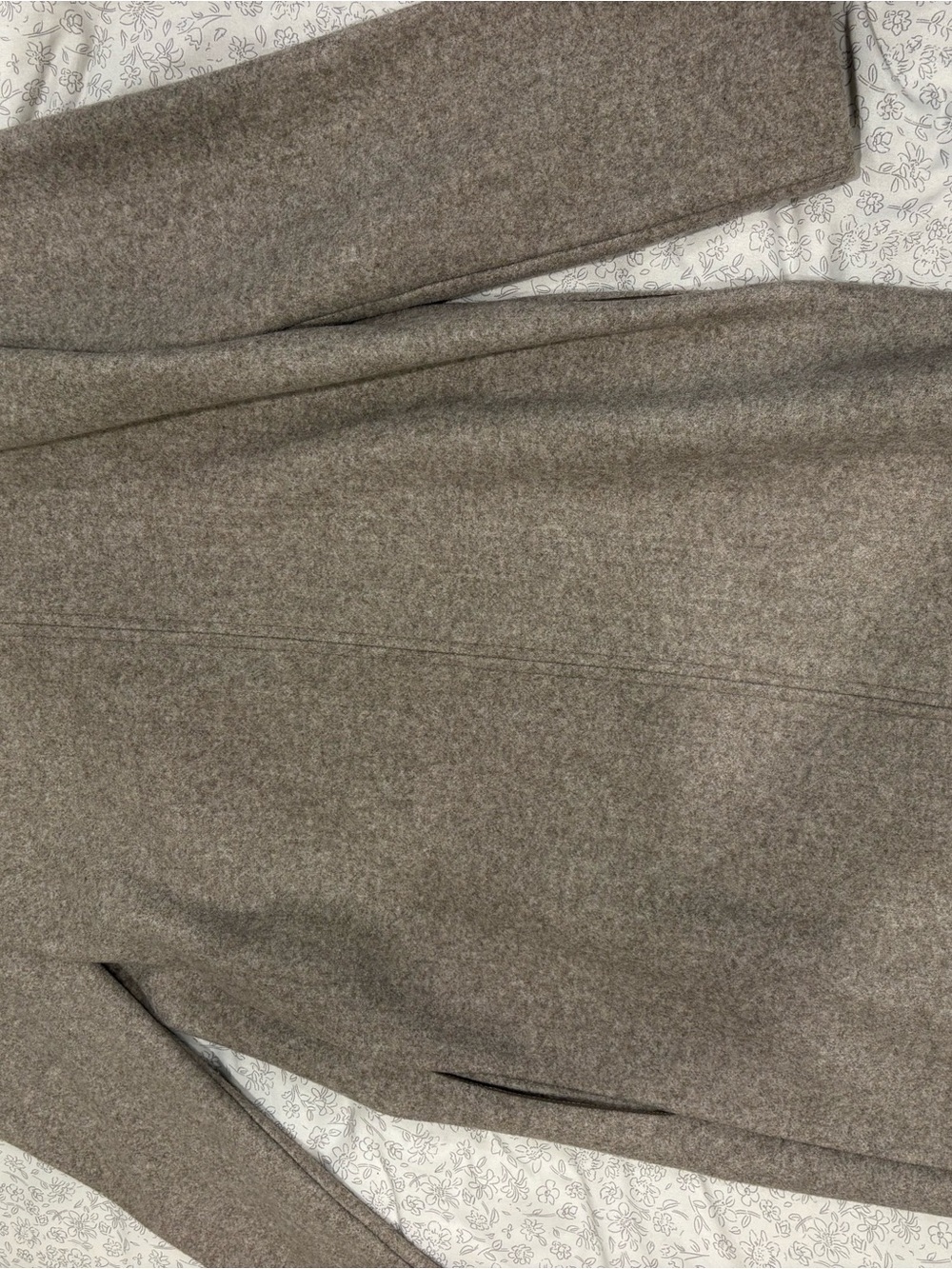 Zara Taupe Wool-Blend Coat